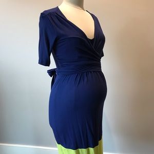 Seraphine Enja Wrap Maternity & Nursing Dress